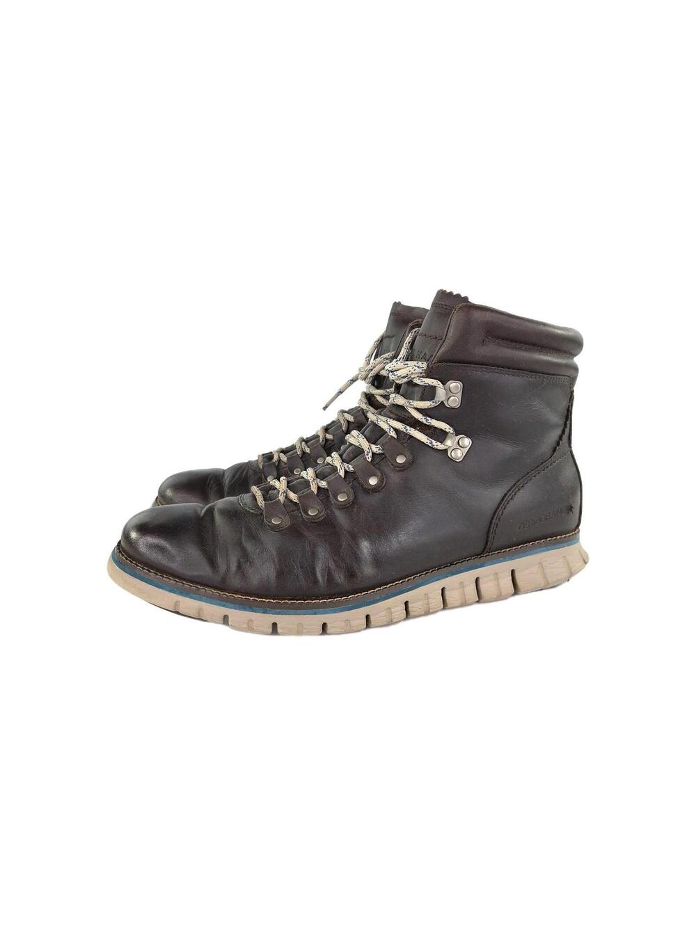 Cole Haan ZeroGrand Hiker Boots US 11.5 M Brown Waterproof Leather Lace-Up Boot